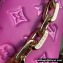 Louis Vuitton Monogram-embossed puffy lambskin Beltbag Coussin Bag M81127 Purple
