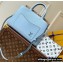 Louis Vuitton Epi leather Marelle Tote MM Bag Bleu Nuage Blue