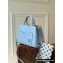 Louis Vuitton Epi leather Marelle Tote MM Bag Bleu Nuage Blue