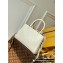 Louis Vuitton Epi leather Marelle Tote BB Bag M20520 Quartz White