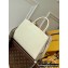 Louis Vuitton Epi leather Marelle Tote MM Bag Quartz White