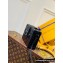 Louis Vuitton Monogram Lace Petite Malle Bag M20353 Black