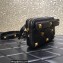 Valentino Roman Stud Nappa Crossbody Shoulder Bag Black/Gold 2022