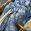 Lady Dior Medium Bag in Natural Wicker and Blue Dior Oblique Jacquard Blue 2022