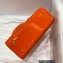 Lady Dior Mini Bag in Cannage Patent Orange 2022