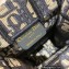 Dior Vertical Book Tote Bag in Blue Oblique Embroidery 2022