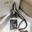 Dior Vertical Book Tote Bag in Blue Toile de Jouy Reverse Embroidery 2022