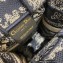 Dior Vertical Book Tote Bag in Blue Toile de Jouy Reverse Embroidery 2022