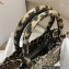 Dior Small Book Tote Bag in Beige Multicolor Mizza Embroidery 2022