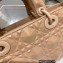 Dior Lady D-Joy Bag in Nude Pink Cannage Calfskin with Diamond Motif 2022