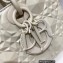Dior Lady D-Joy Bag in White Cannage Calfskin with Diamond Motif 2022