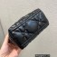 Dior Small DiorTravel Nomad Pouch Bag in Macrocannage Calfskin Black 2022