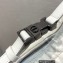 Dior Small DiorTravel Nomad Pouch Bag in Macrocannage Calfskin White 2022