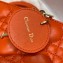 Dior Lady D-Joy Bag in Orange Cannage Lambskin 2022