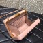 Valentino Roman Stud Clutch Bag Nude 2022