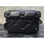 Valentino Roman Stud Nappa Crossbody Shoulder Bag Black 2022