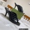 Gucci Heel 7.5cm Open-toe Sandals Pumps Crocodile Print Black 2022
