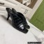 Gucci Heel 7.5cm Open-toe Sandals Pumps Crocodile Print Black 2022