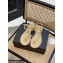 Chanel CC Logo Thong Sandals Beige 2022