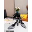 Fendi Baguette Heel Sandals Houndstooth Black 2022