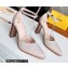 Fendi Baguette Heel Sandals Houndstooth Beige 2022