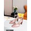 Fendi Baguette Heel Sandals Nude Pink 2022