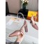 Fendi Baguette Heel Sandals Nude Pink 2022