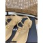 Chanel CC Logo Thong Sandals Beige 2022