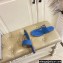 Jimmy Choo JC Flip Flops Thong Sandals Blue 2022
