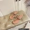 Jimmy Choo JC Flip Flops Thong Sandals Nude 2022