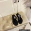 Jimmy Choo JC Flip Flops Thong Sandals Black 2022