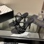 Alexander Wang Heel 8cm/10cm DAHLIA Sandals In Lycra Black 2022