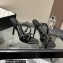 Alexander Wang Heel 8cm/10cm DAHLIA Sandals In Lycra Black 2022