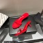 Alexander Wang Heel 5cm DAHLIA Slide Sandals In Lycra Red 2022