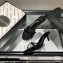 Alexander Wang Heel 5cm DAHLIA Slide Sandals In Lycra Black 2022