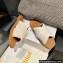 Chloe threaded crochet detail Woody flat slide Sandals White 2022