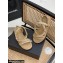 Chanel Chain Braided Sandals Beige 2022