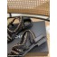Chanel Chain Braided Sandals Black 2022
