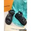 Louis Vuitton Platform Pool Pillow Flat Comfort Sandals Black 2022