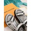 Louis Vuitton Platform Pool Pillow Flat Comfort Sandals Silver 2022