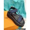 Louis Vuitton Platform Pool Pillow Flat Comfort Sandals Denim Blue 2022