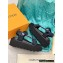 Louis Vuitton Platform Pool Pillow Flat Comfort Sandals Denim Blue 2022