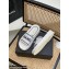 Chanel Logo Woven Slides Mules White/Black 2022