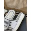 Chanel Logo Woven Slides Mules White/Black 2022