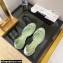 Chanel Braided Lambskin Open Shoes G38764 Green 2022