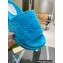 Gucci Heel 5.5cm Platform 4cm GG Slide Sandals Cotton Sponge Blue 2022