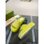 Gucci Heel 5.5cm Platform 4cm GG Slide Sandals Cotton Sponge Green 2022