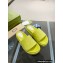 Gucci Heel 5.5cm Platform 4cm GG Slide Sandals Cotton Sponge Green 2022