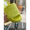 Gucci Heel 5.5cm Platform 4cm GG Slide Sandals Cotton Sponge Green 2022