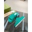 Gucci Heel 5.5cm Platform 4cm GG Slide Sandals Cotton Sponge Turquoise Green 2022